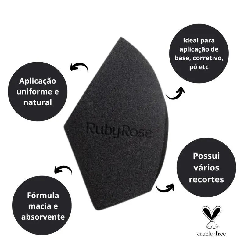 Esponja Gota Midnight 7,5g - Ruby Rose