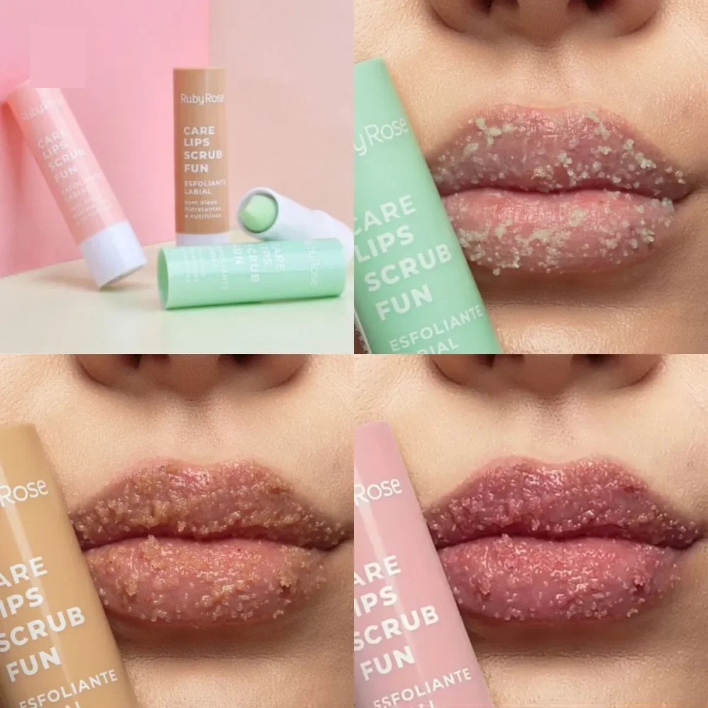 Esfoliante Labial Care Lips Scrub Fun 4,2g - Ruby Rose