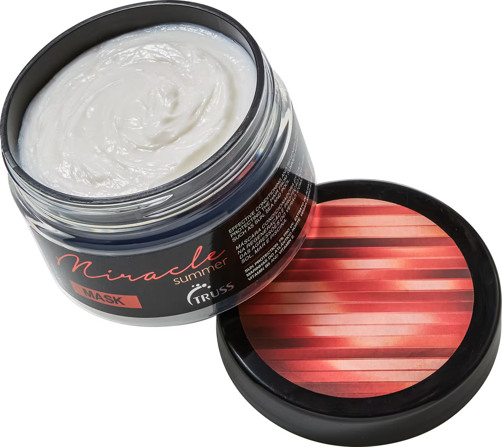 Máscara Capilar Miracle Summer Mask 180g | Hidratação e Reconstrução para Cabelos Expostos ao Sol, Mar e Piscina |  Truss