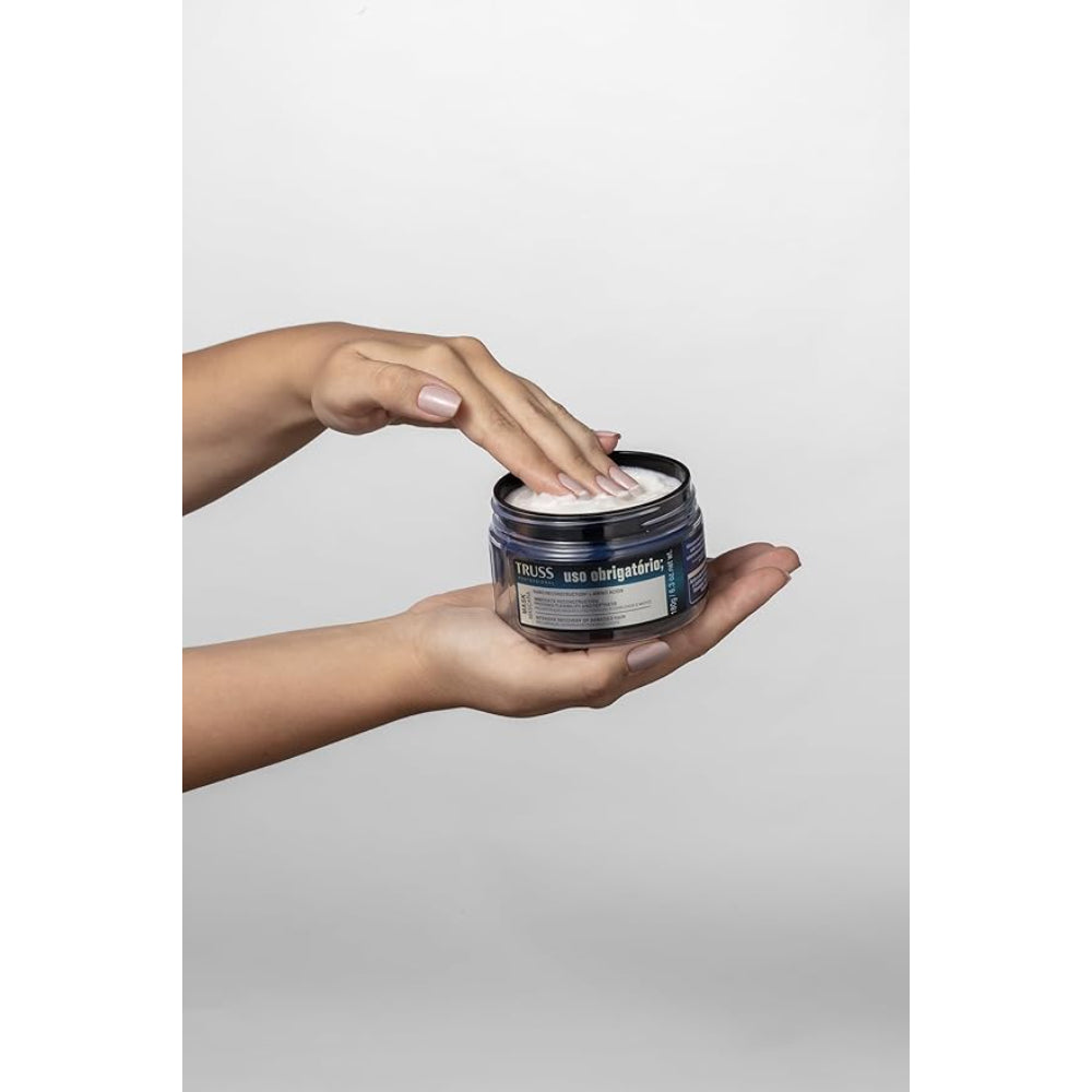 Máscara Uso Obrigatório 180g | Reparação Profunda com Nano Reconstrução e Perfume Prolongado | Truss