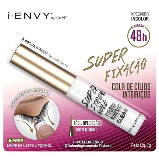 Cola de Cílios Ienvy Super Fixação 48H 5g - By KISS NEW YORK