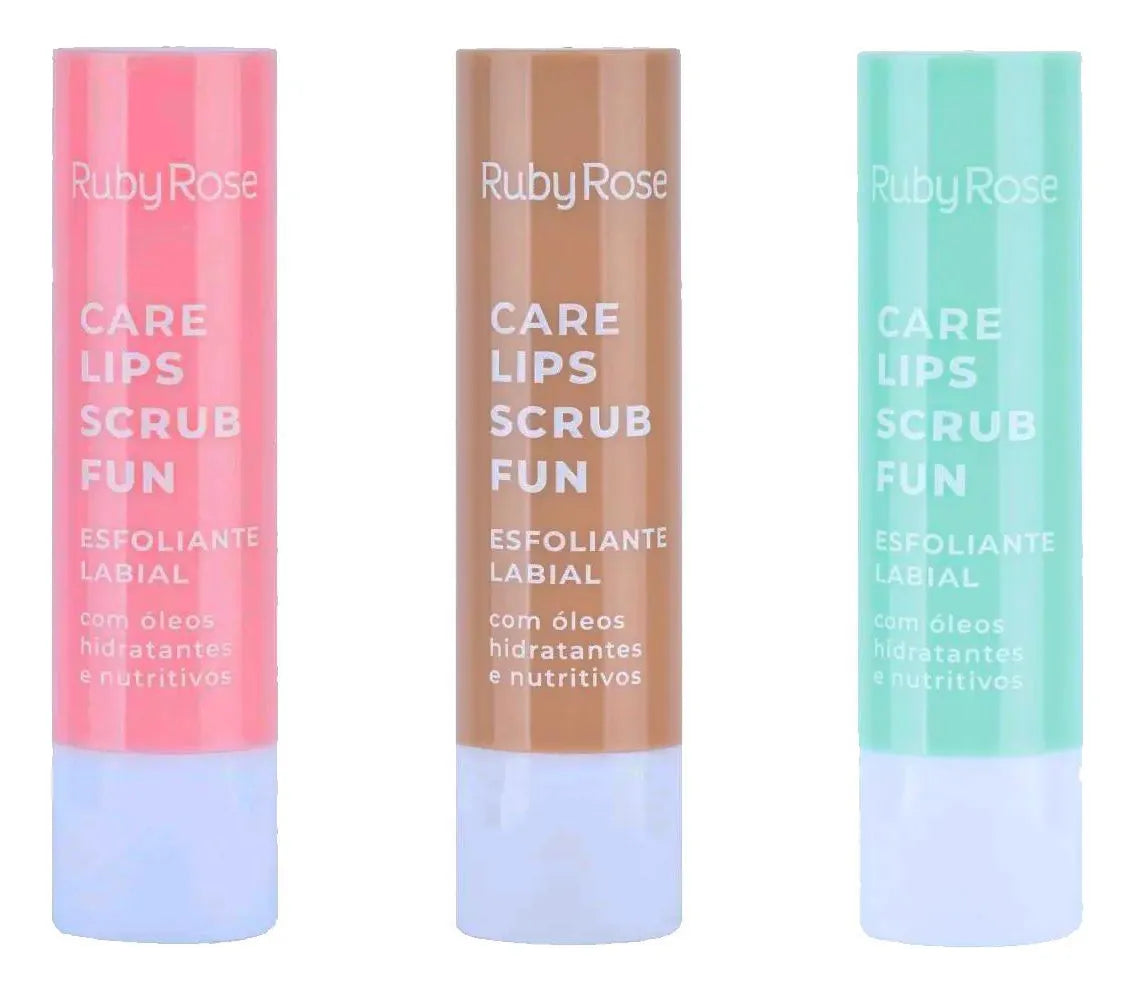 Esfoliante Labial Care Lips Scrub Fun 4,2g - Ruby Rose