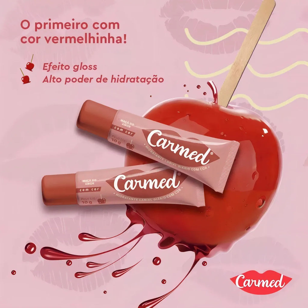 Hidratante Labial Carmed Maçã Do Amor 10g - CIMED