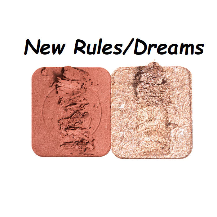 Duo de Blush e Iluminador Marmorizado Melu 8,0g e 6,85g - Ruby Rose